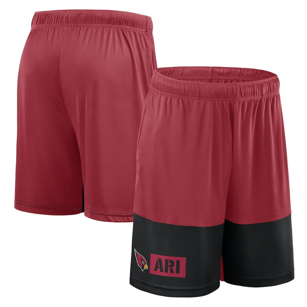 Arizona Cardinals Logo Athletic Best of the Best Shorts - Cardinal - NFL