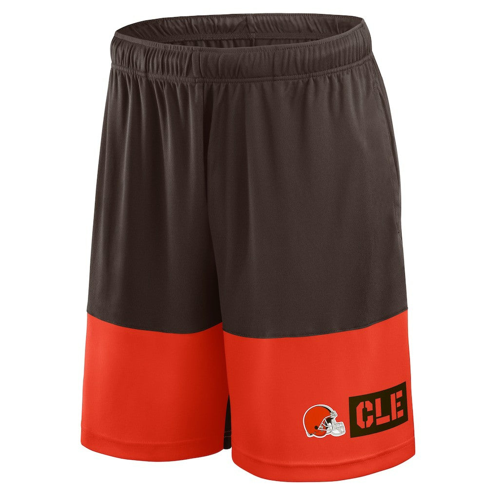 Cleveland Browns Logo Athletic Best of the Best Shorts - Brown - NFL
