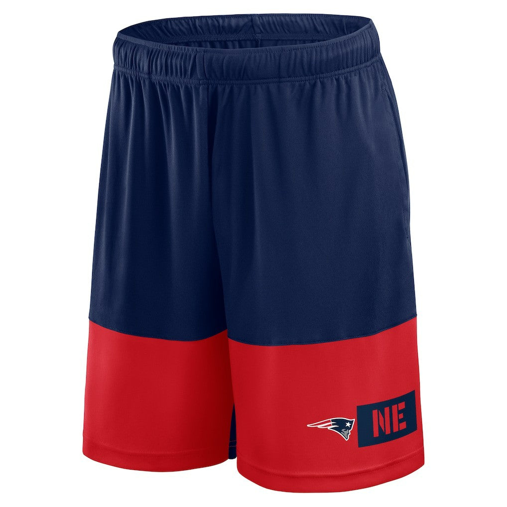 New England Patriots Logo Athletic Best of the Best Shorts - Navy - NFL