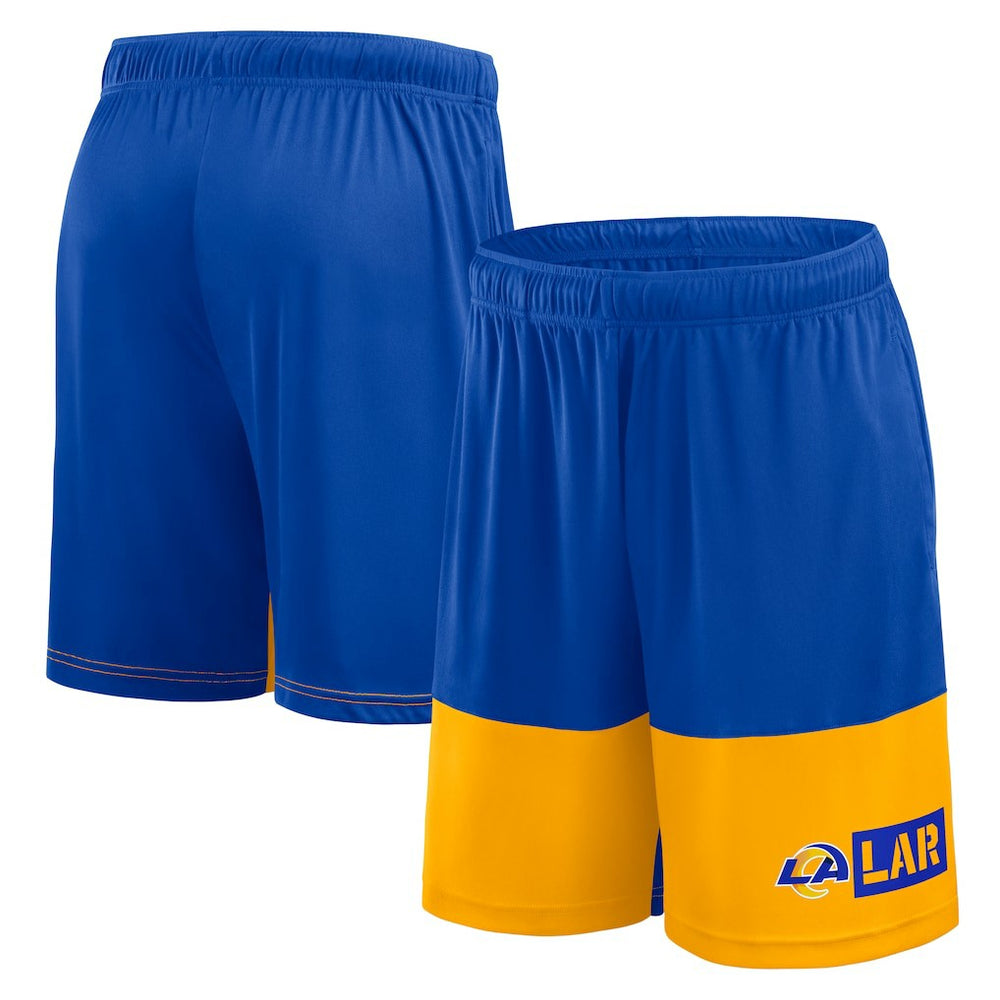 Los Angeles Rams Logo Athletic Best of the Best Shorts - Royal - NFL