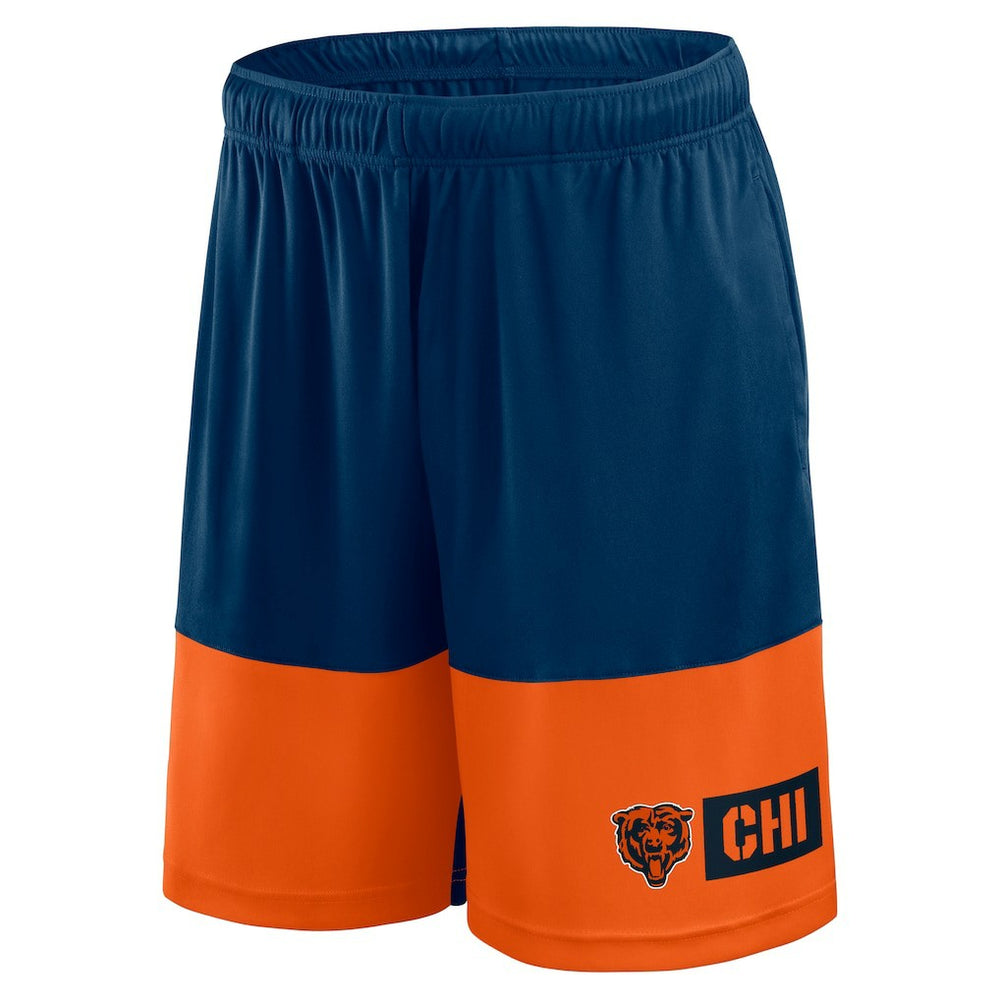 Chicago Bears Logo Athletic Best of the Best Shorts - Navy - NFL