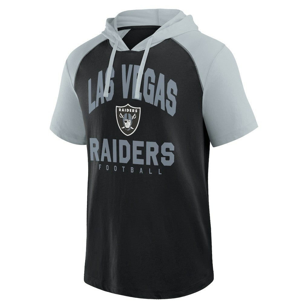 Las Vegas Raiders Logo Athletic Prime Hoodie T-Shirt - Black - NFL