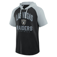 Las Vegas Raiders Logo Athletic Prime Hoodie T-Shirt - Black - NFL