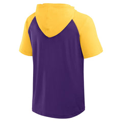 Minnesota Vikings Logo Athletic Prime Hoodie T-Shirt - Purple - NFL