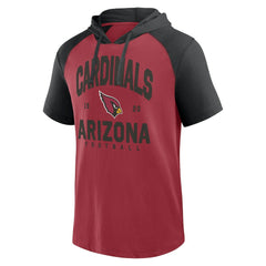 Arizona Cardinals Logo Athletic Prime Hoodie T-Shirt - Cardinal - NFL