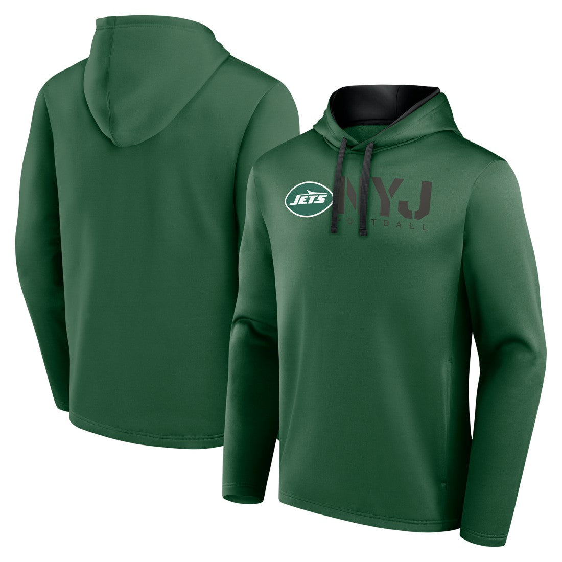 New York Jets Logo Athletic Head Start Pullover Hoodie - Green - NFL