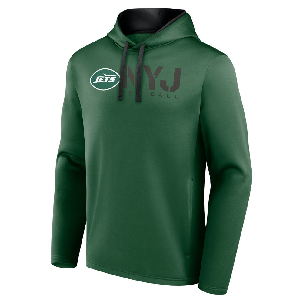 New York Jets Logo Athletic Head Start Pullover Hoodie - Green - NFL