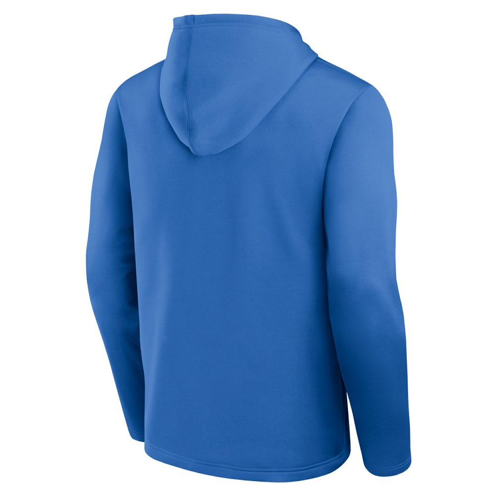 Detroit Lions Logo Athletic Head Start Pullover Hoodie - Blue - NFL