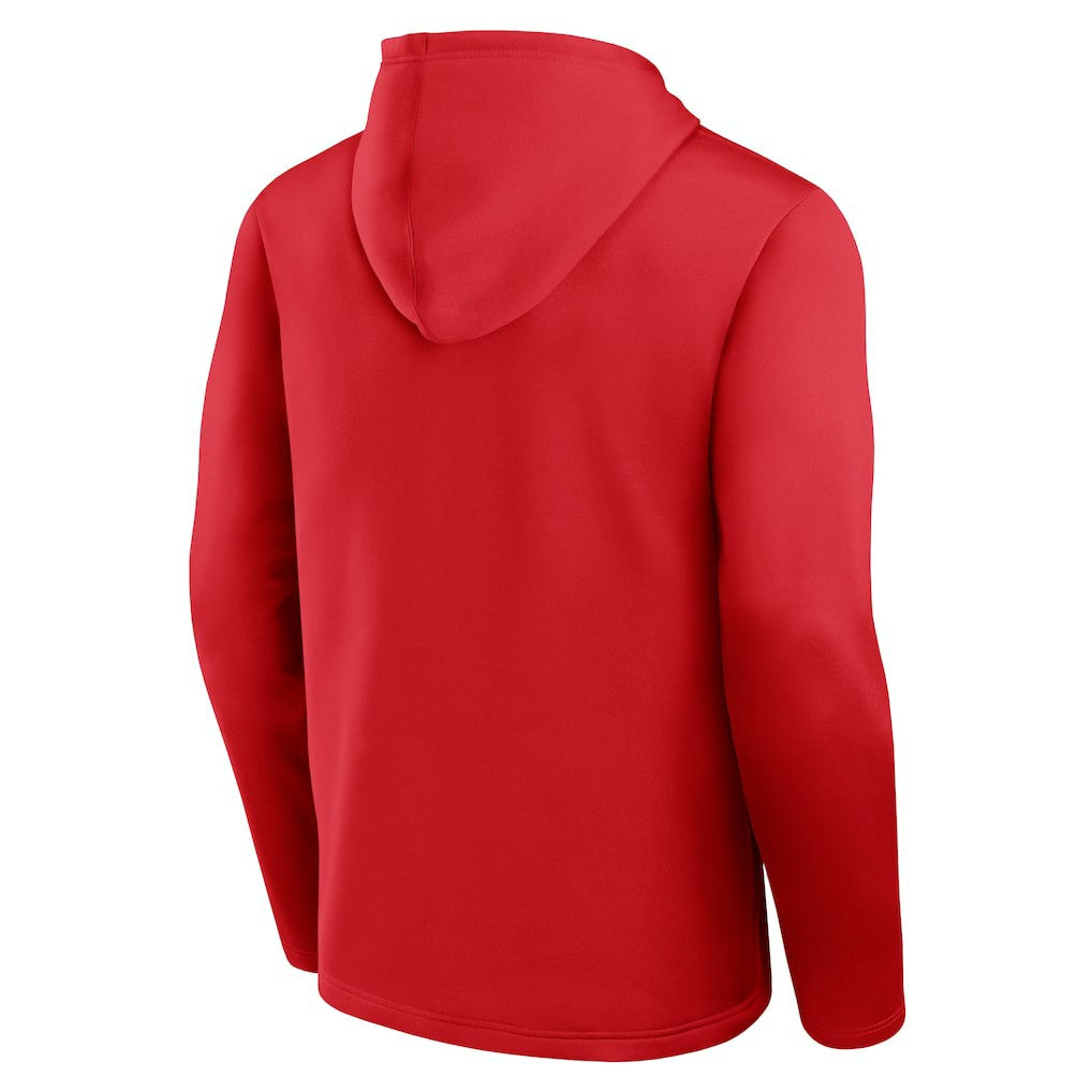 Kansas City Chiefs Logo Athletic Head Start Pullover Hoodie - Red - NFL