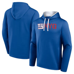 New York Giants Logo Athletic Head Start Pullover Hoodie - Royal - NFL