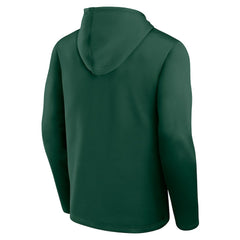 Green Bay Packers Logo Athletic Head Start Pullover Hoodie - Green - NFL