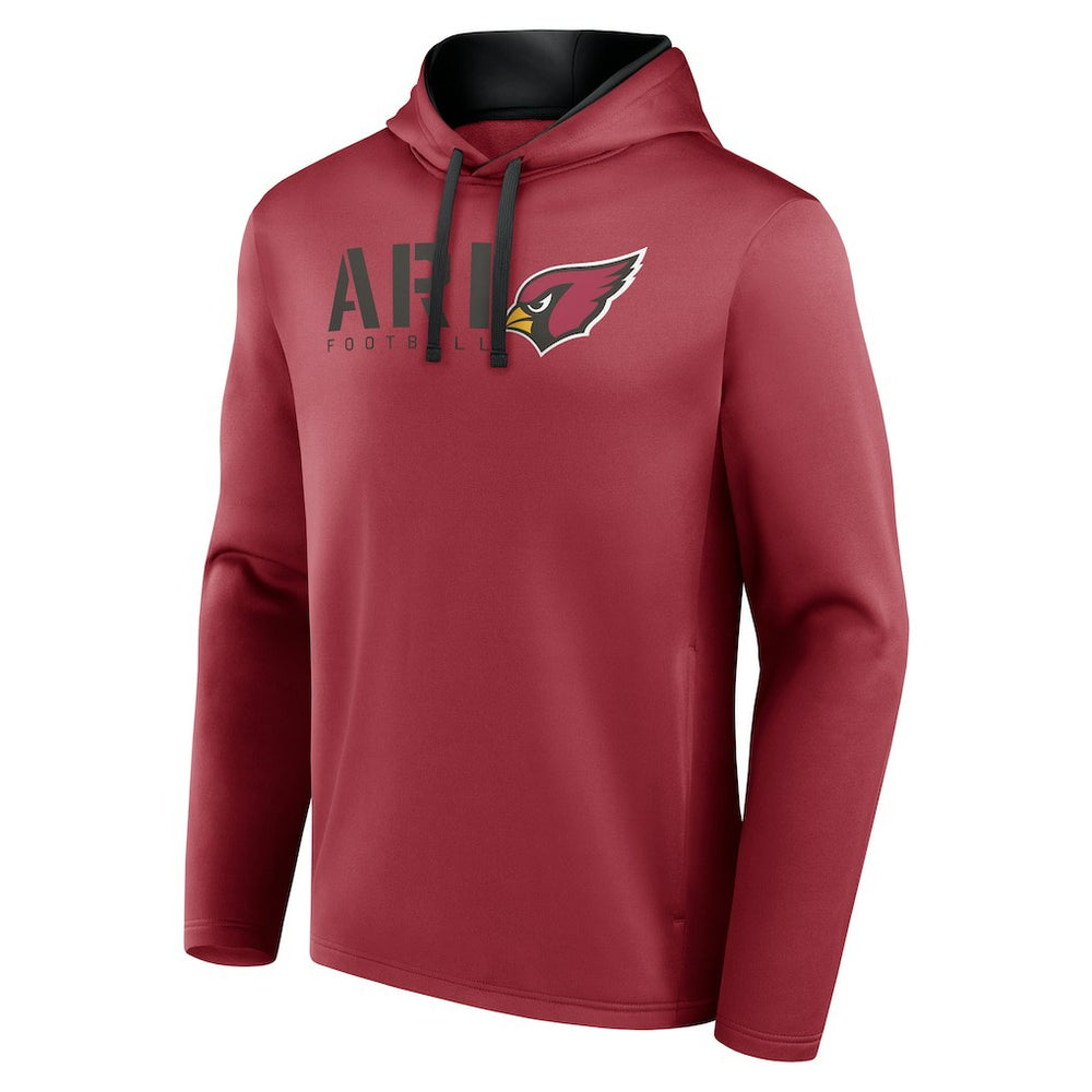 Arizona Cardinals Logo Athletic Head Start Pullover Hoodie - Cardinal - NFL