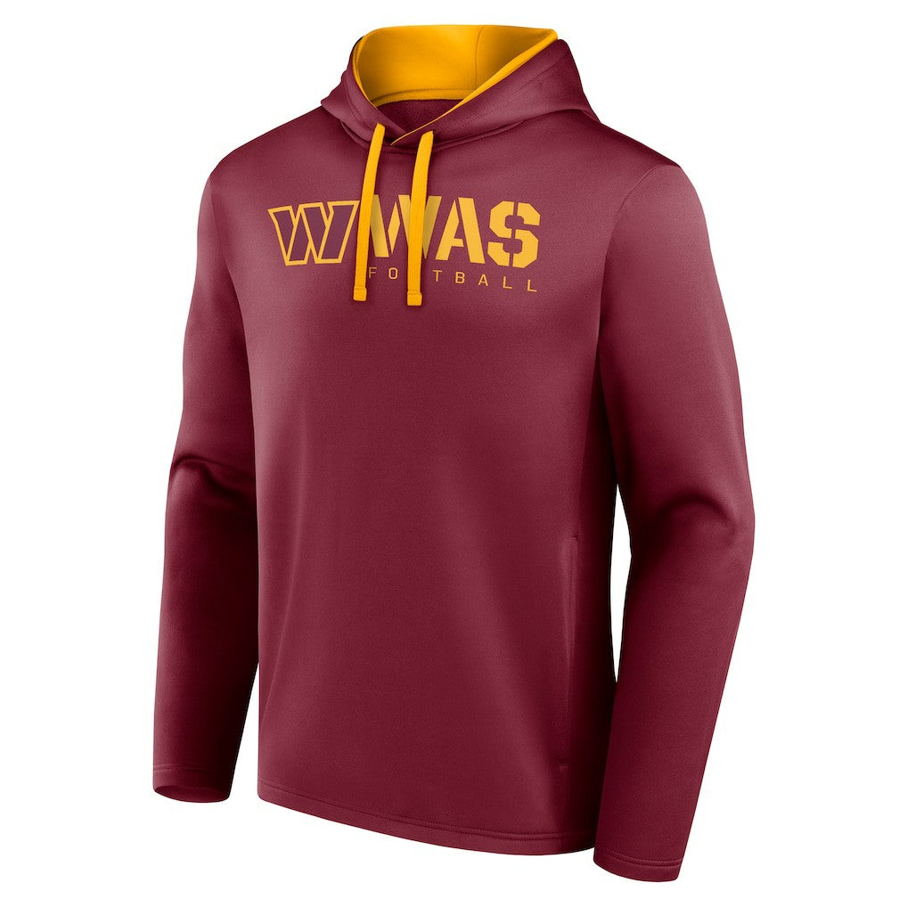 Washington Commanders Logo Athletic Head Start Pullover Hoodie - Burgundy - NFL