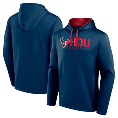 Houston Texans Logo Athletic Head Start Pullover Hoodie - Navy - NFL