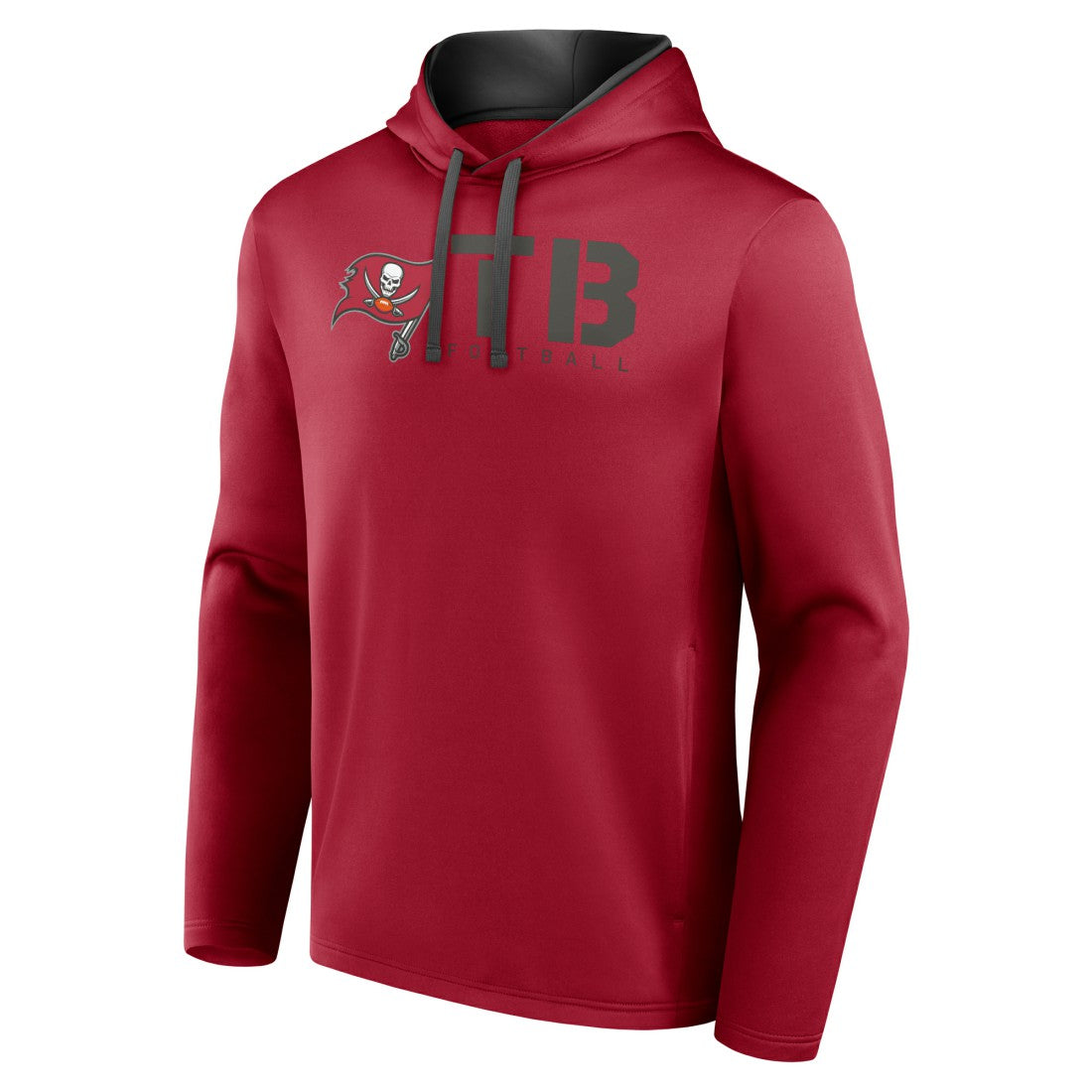Tampa Bay Buccaneers Logo Athletic Head Start Pullover Hoodie - Red - NFL