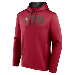 Tampa Bay Buccaneers Logo Athletic Head Start Pullover Hoodie - Red - NFL