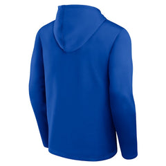 Los Angeles Rams Logo Athletic Head Start Pullover Hoodie - Royal - NFL