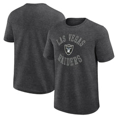 Las Vegas Raiders Logo Athletic Success T-Shirt - Heather Charcoal - NFL