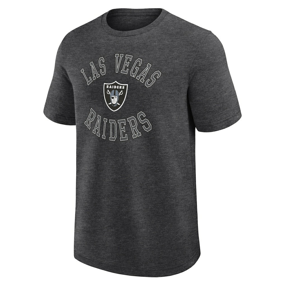 Las Vegas Raiders Logo Athletic Success T-Shirt - Heather Charcoal - NFL