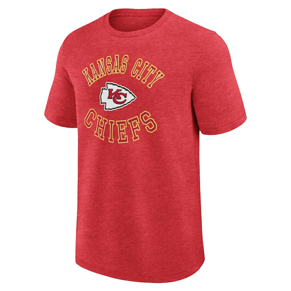 Kansas City Chiefs Logo Athletic Success T-Shirt - Heather Red - NFL