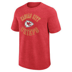 Kansas City Chiefs Logo Athletic Success T-Shirt - Heather Red - NFL