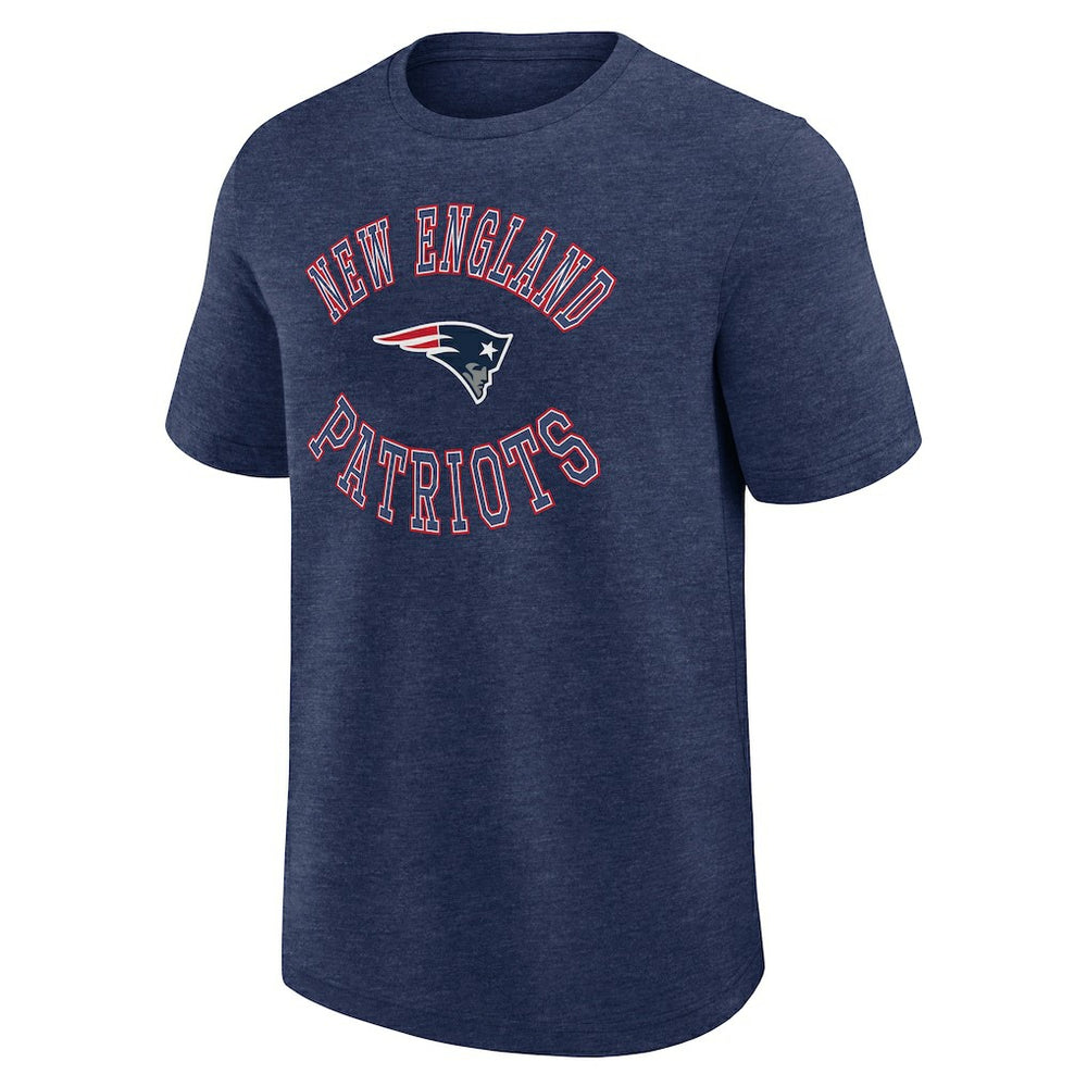 New England Patriots Logo Athletic Success T-Shirt - Heather Navy - NFL