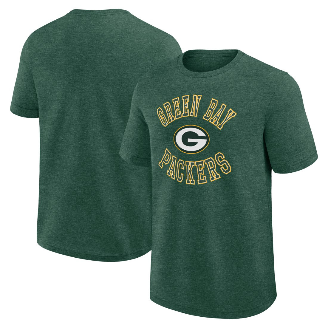 Green Bay Packers Logo Athletic Success T-Shirt - Heather Green - NFL