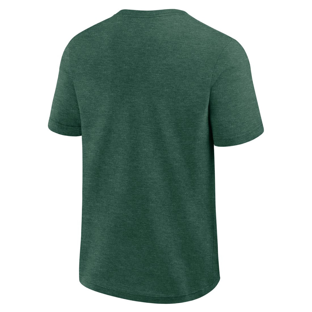 Green Bay Packers Logo Athletic Success T-Shirt - Heather Green - NFL