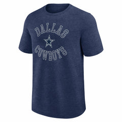 Dallas Cowboys Logo Athletic Success T-Shirt - Heather Navy - NFL