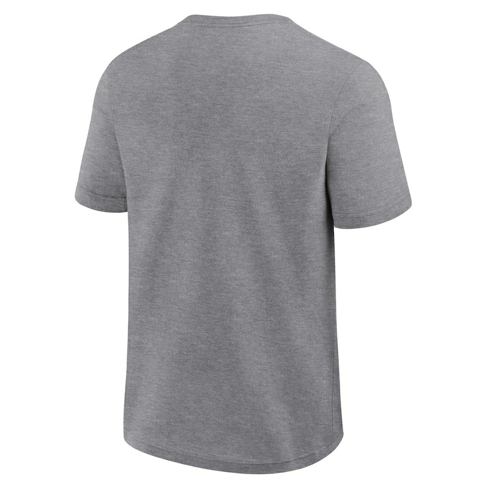 Las Vegas Raiders Logo Athletic Top Notch T-Shirt - Heather Gray - NFL
