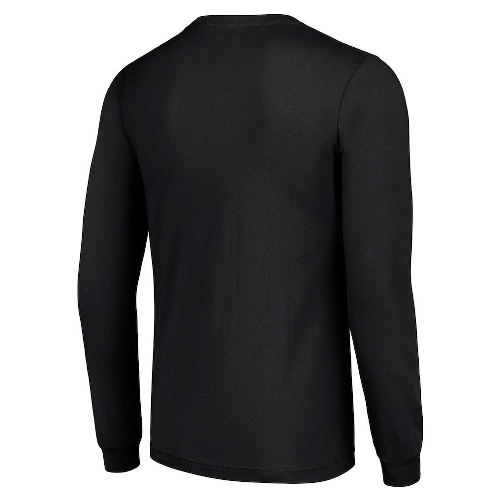Pittsburgh Steelers Starter Shield Logo Long Sleeve T-Shirt - Black - NFL