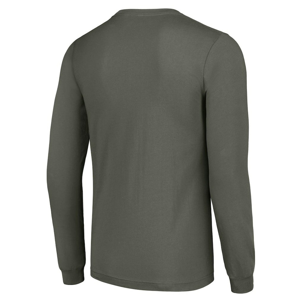 Green Bay Packers Starter Shield Logo Long Sleeve T-Shirt - Olive - NFL