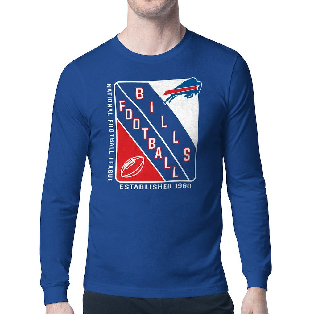 Buffalo Bills Starter Shield Logo Long Sleeve T-Shirt - Royal - NFL