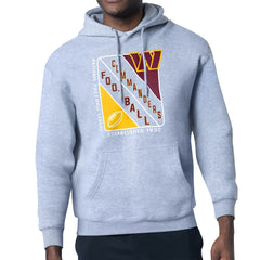 Washington Commanders Starter Shield Logo Pullover Hoodie - Heather Gray - NFL
