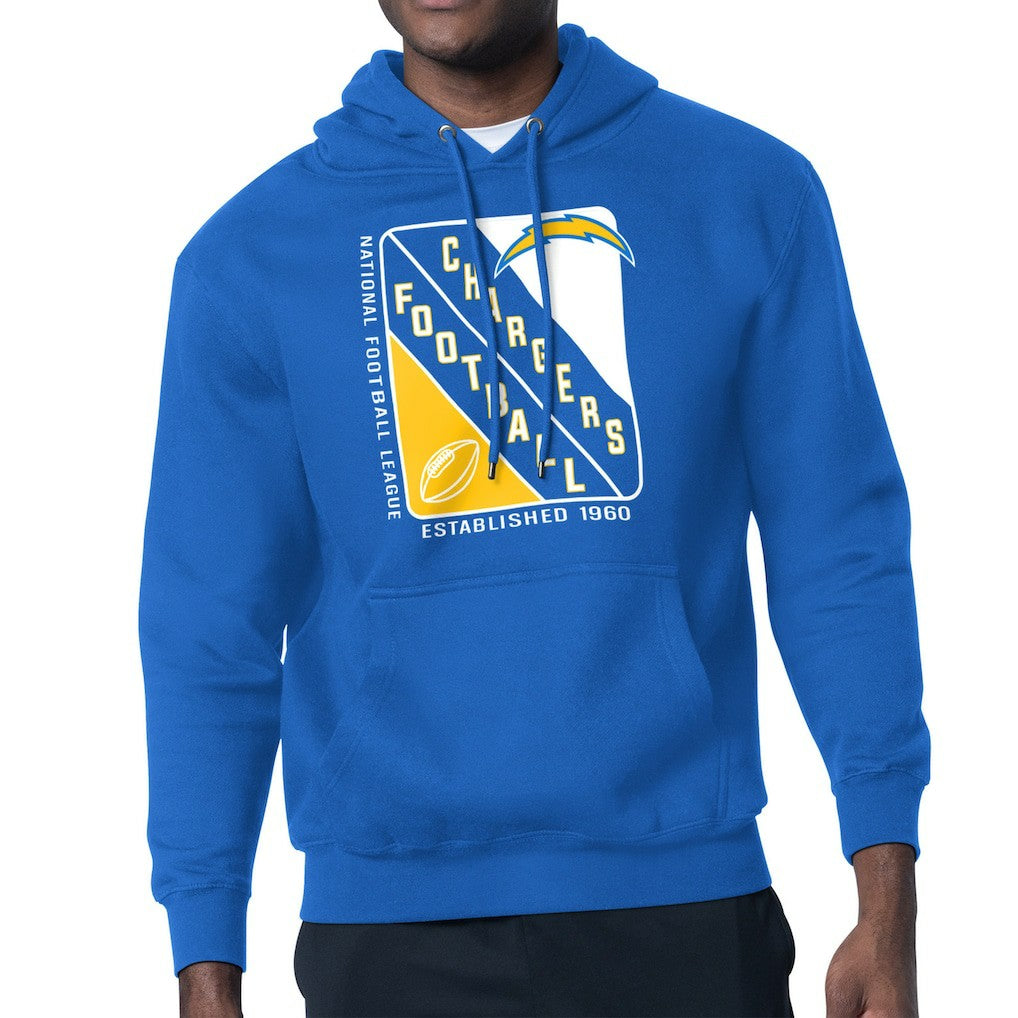 Los Angeles Chargers Starter Shield Logo Pullover Hoodie - Royal - NFL