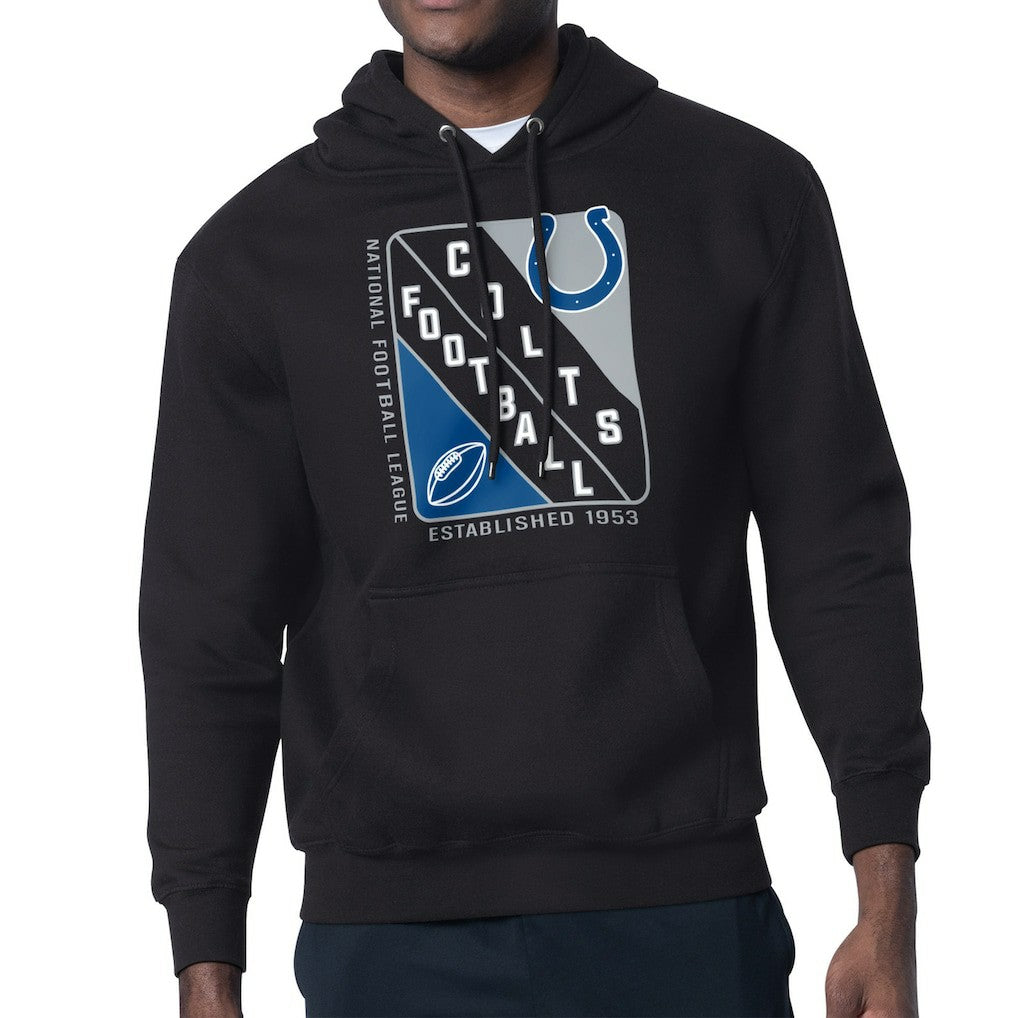 Indianapolis Colts Starter Shield Logo Pullover Hoodie - Black - NFL