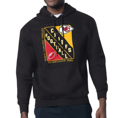 Kansas City Chiefs Starter Shield Logo Pullover Hoodie - Black - NFL