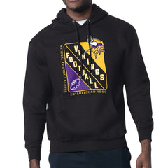 Minnesota Vikings Starter Shield Logo Pullover Hoodie - Black - NFL