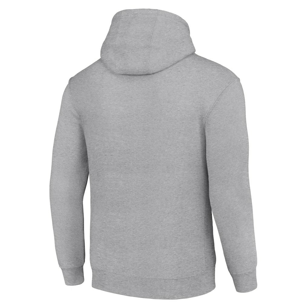 Denver Broncos Starter Shield Logo Pullover Hoodie - Heather Gray - NFL
