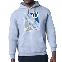 Indianapolis Colts Starter Shield Logo Pullover Hoodie - Heather Gray - NFL