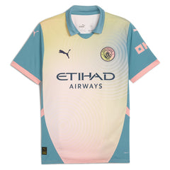 Puma - Manchester City 2024/25 Fourth Replica Jersey - Blue
