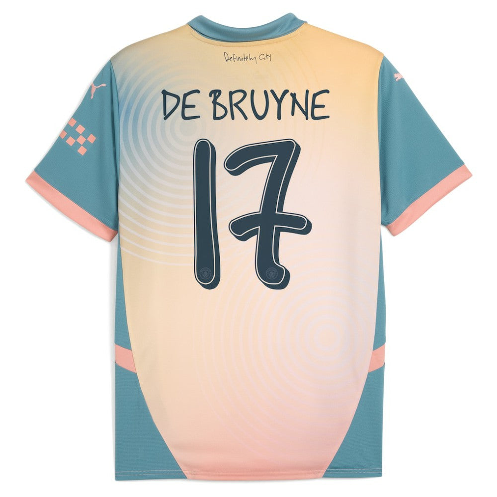 Puma - Kevin De Bruyne Manchester City 2024/25 Fourth Replica Player Jersey - Blue