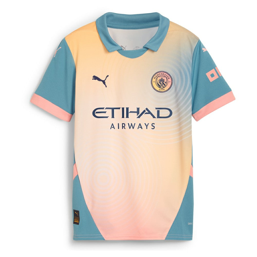 Puma - Kevin De Bruyne Manchester City Youth 2024/25 Fourth Replica Player Jersey - Blue