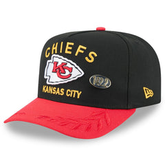 Kansas City Chiefs New Era 2025 NFL Draft On Stage A-Frame 59FIFTY Fitted Hat - Black/Red - NFL
