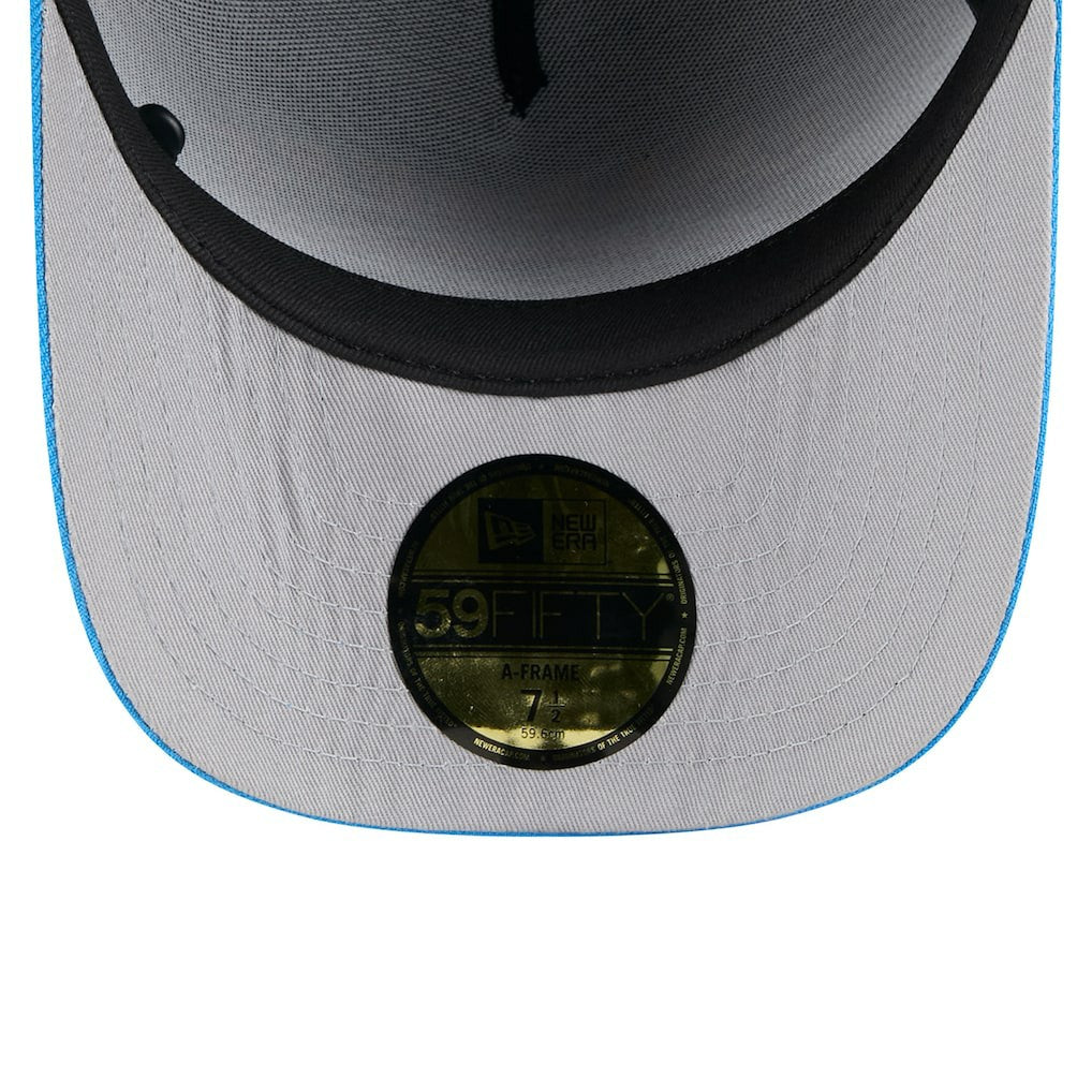 Los Angeles Chargers New Era 2025 NFL Draft On Stage A-Frame 59FIFTY Fitted Hat - Black/Powder Blue - NFL