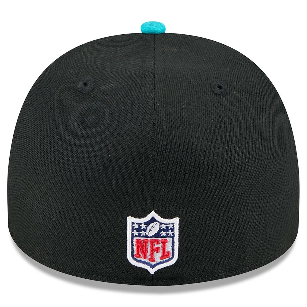 Miami Dolphins New Era 2025 NFL Draft On Stage A-Frame 59FIFTY Fitted Hat - Black/Aqua - NFL