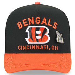 Cincinnati Bengals New Era 2025 NFL Draft On Stage A-Frame 59FIFTY Fitted Hat - Black/Orange - NFL