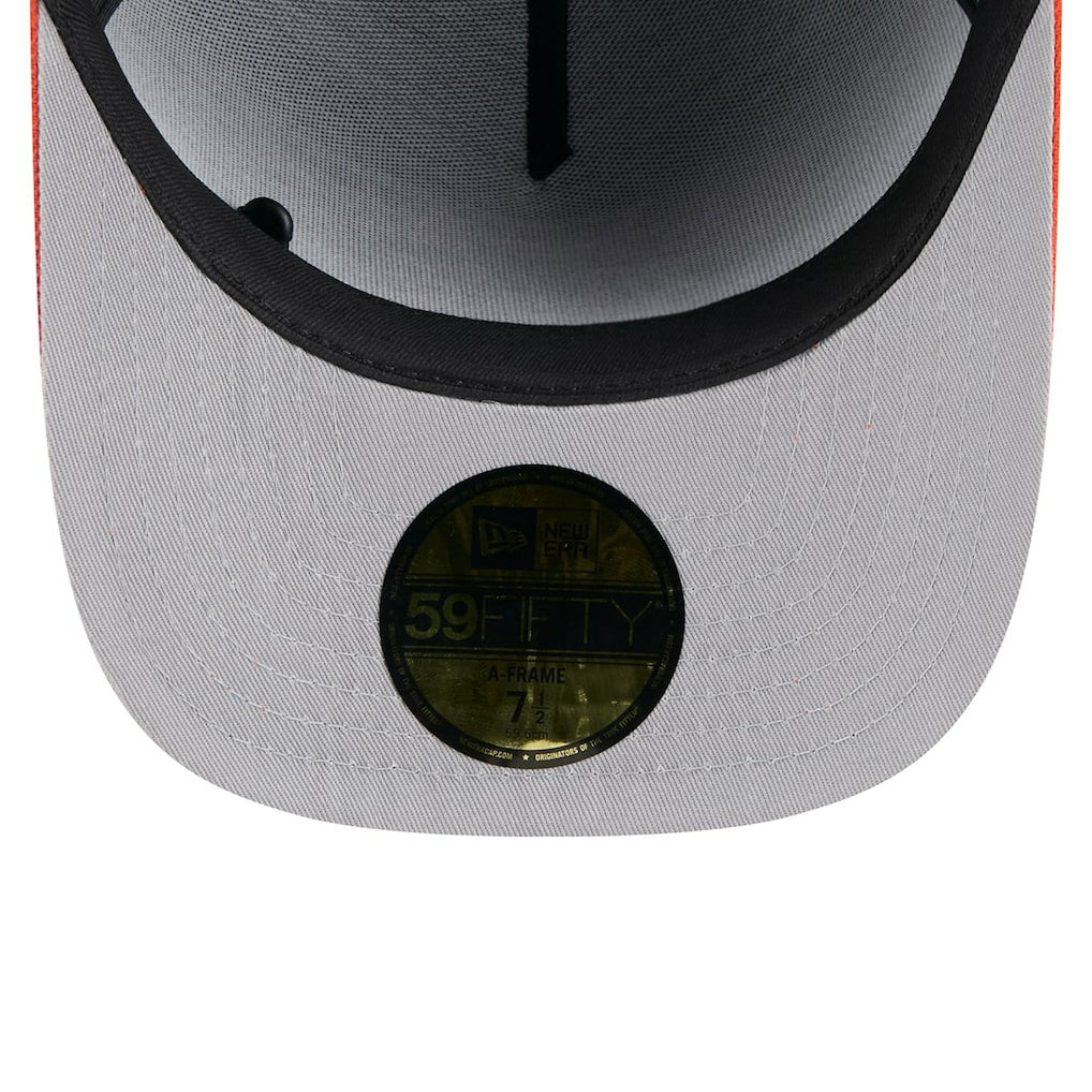 Cincinnati Bengals New Era 2025 NFL Draft On Stage A-Frame 59FIFTY Fitted Hat - Black/Orange - NFL