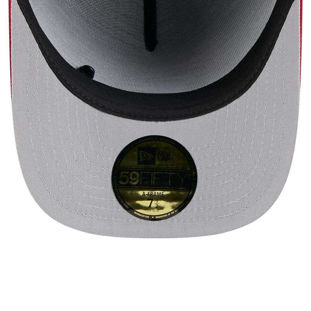 Atlanta Falcons New Era 2025 NFL Draft On Stage A-Frame 59FIFTY Fitted Hat - Black/Red - NFL