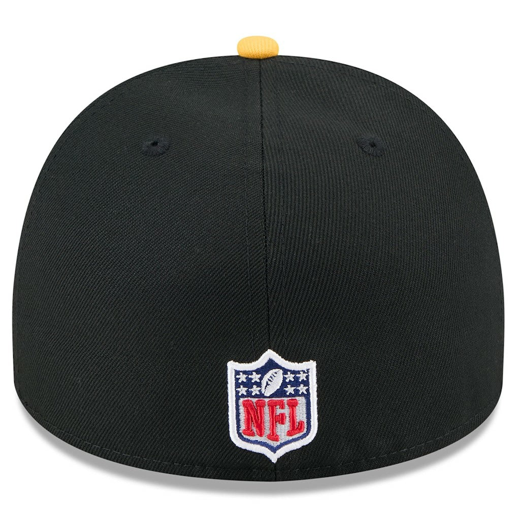 Pittsburgh Steelers New Era 2025 NFL Draft On Stage A-Frame 59FIFTY Fitted Hat - Black/Gold - NFL